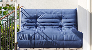 Как правильно выбрать кресло на балкон-6, стильный диван ДеФранс на веранде